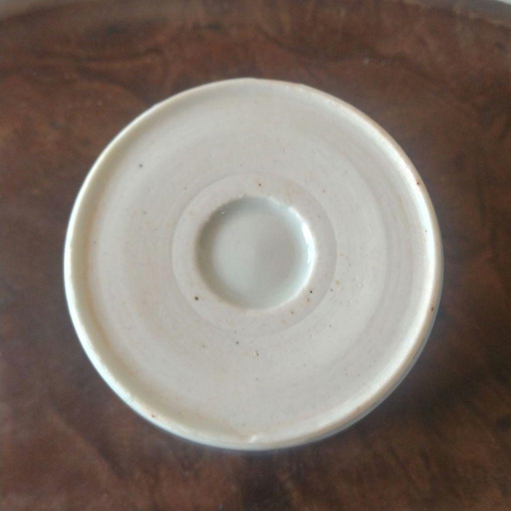 古伊万里染付線描き菊花文様蕎麦猪口江戸後期