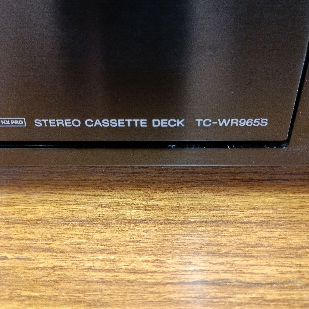 ジャンク品　SONY ステレオカセットデッキ TC-WR965S