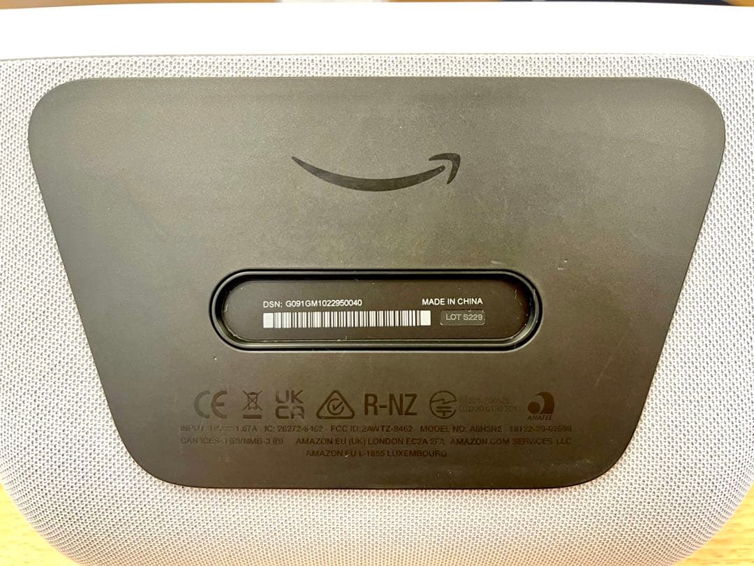 Amazon echo show8 第二世代 グレーシャーホワイト