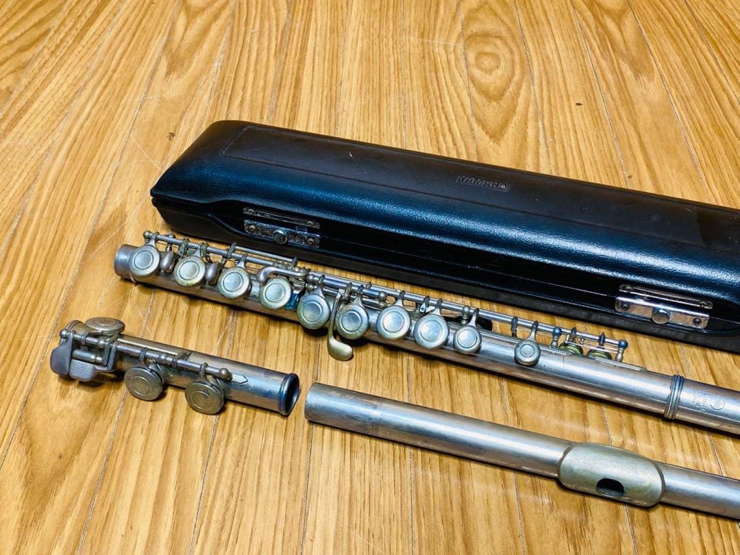 YAMAHA YFL-23 シルバーフルート 本体 ケース付き 日本制