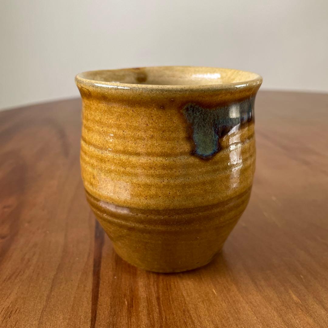 やちむん《陶器屋須藤》の7寸皿と《龍門司焼》のマグカップセット　民藝