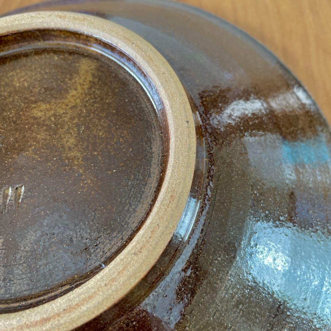 やちむん《陶器屋須藤》の7寸皿と《龍門司焼》のマグカップセット　民藝