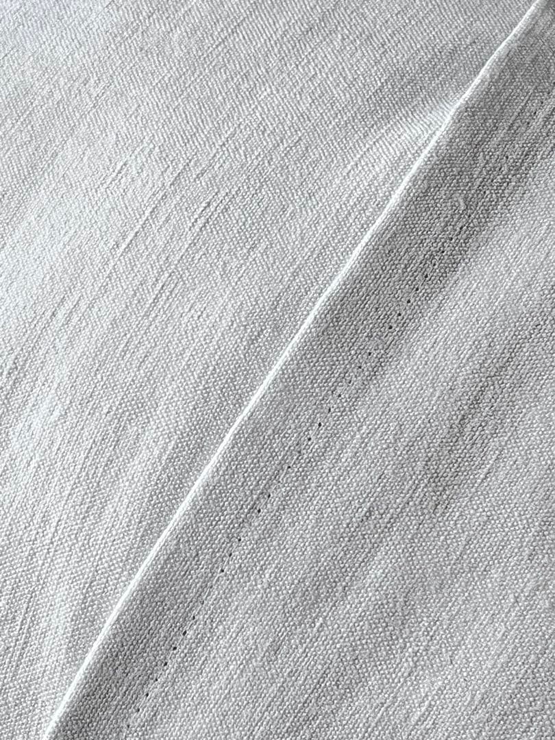 【美品】フランスアンティーク チュールフリル MBモノグラムクッション