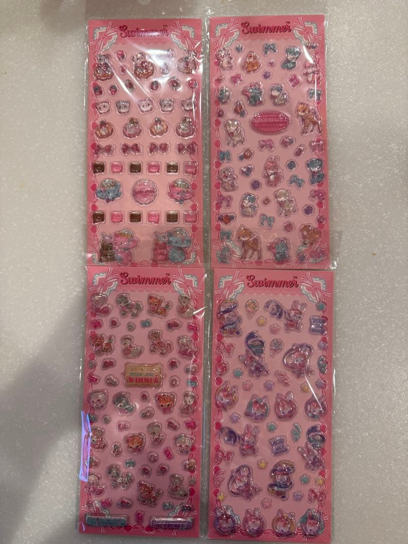 【正規品】SWIMMER PVC 立体シール 8枚セット