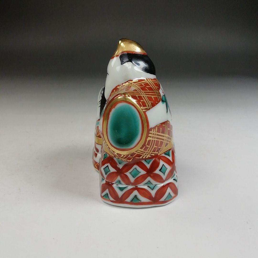 Ｗ２７８　香合　『色絵　立雛』『高野昭阿弥 造』　共箱　茶道具