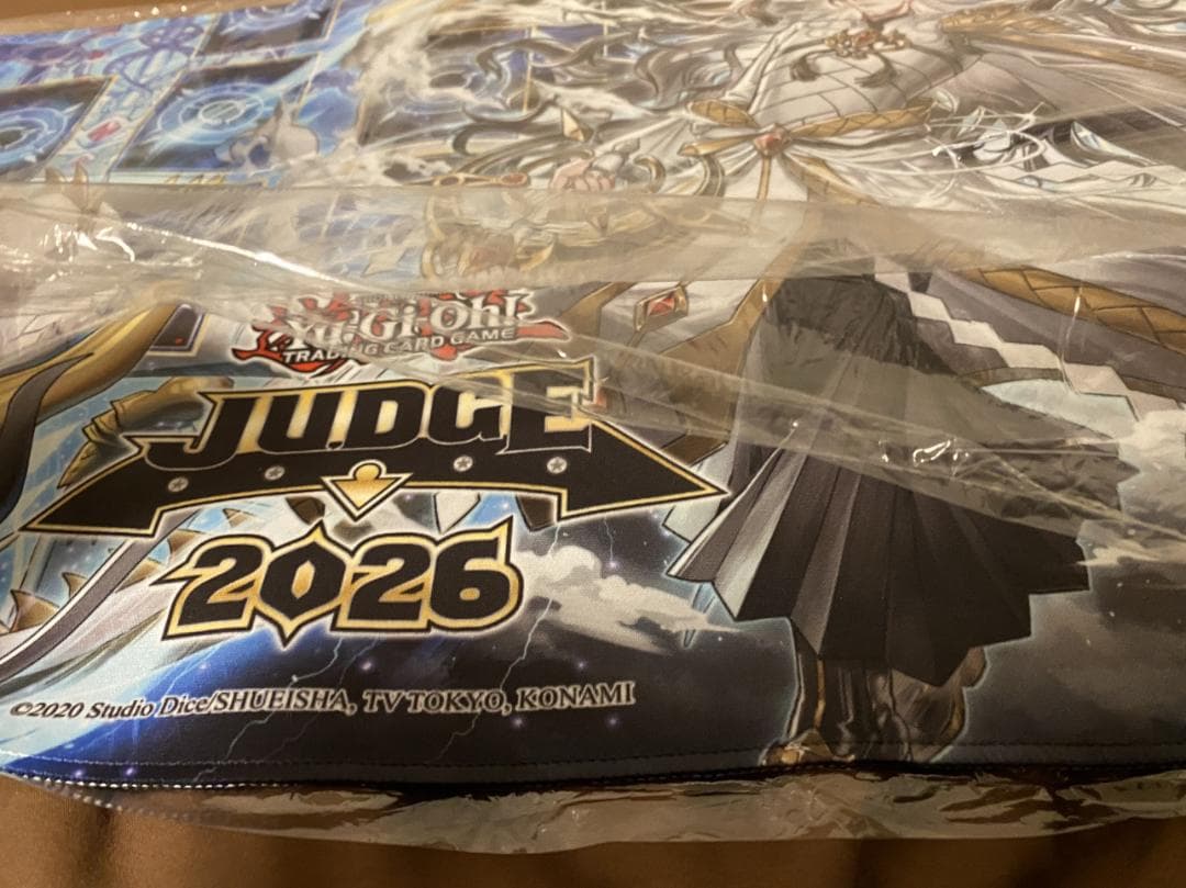 遊戯王 公式 JUDGE 2026 巳剣 ミツルギ プレイマット 北米版 開封