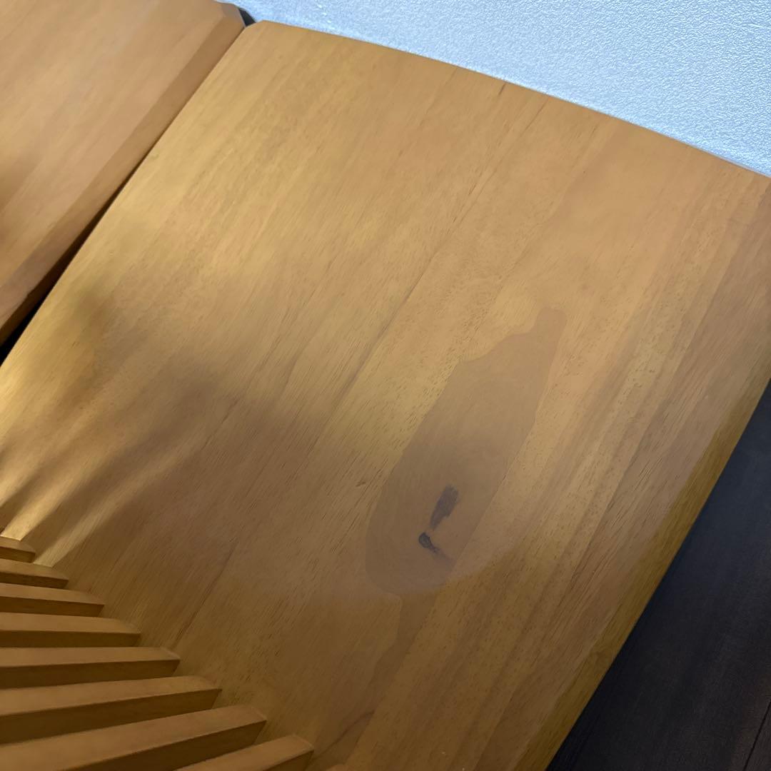 ミキモク ZENシリーズ 2脚セット 座椅子 ローチェア イス 天然木 希少 ①