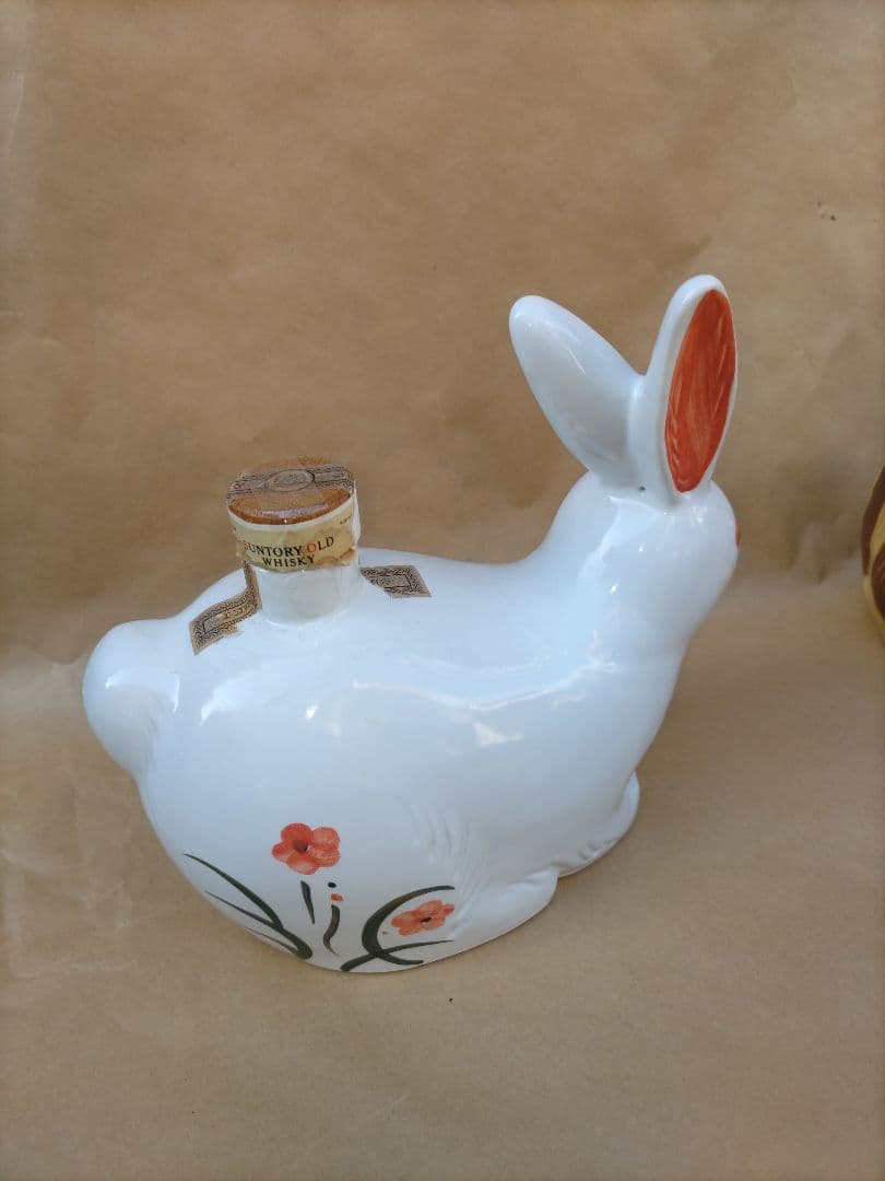 陶器製動物型ボトルセット一品1800円