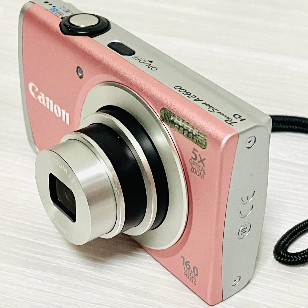 【美品】 Canon PowerShot A2600 ピンク SDカード付