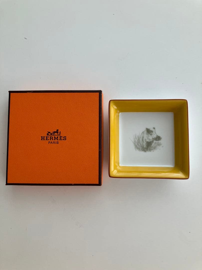 エルメス 小皿 プレート イノシシ スコティッシュテリア