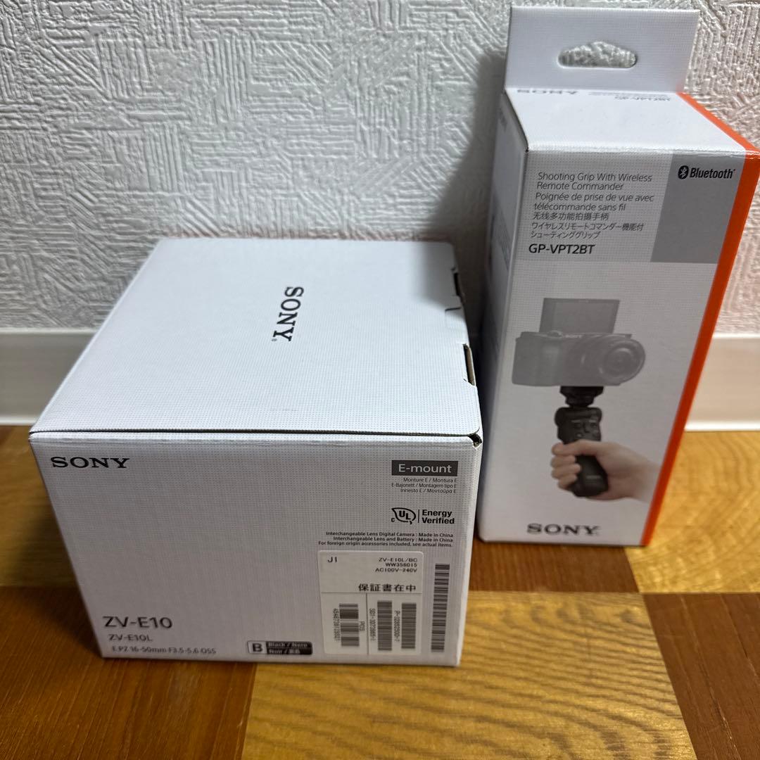 SONY ZV-E10 GP-VP1ZBT セット販売 デジタル一眼レフカメラ