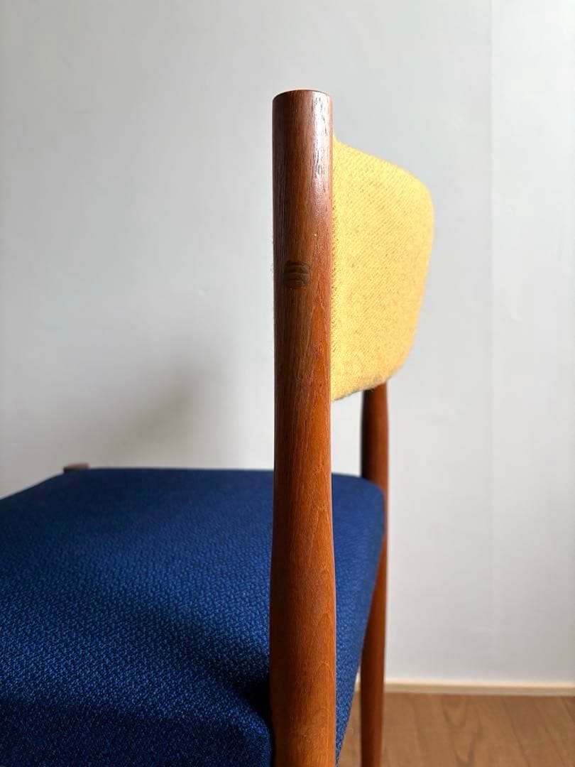 北欧デンマーク ヴィンテージ家具 チーク無垢材 工芸チェア ① アンティーク