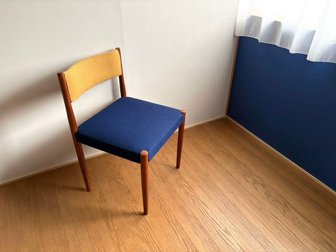 北欧デンマーク ヴィンテージ家具 チーク無垢材 工芸チェア ① アンティーク