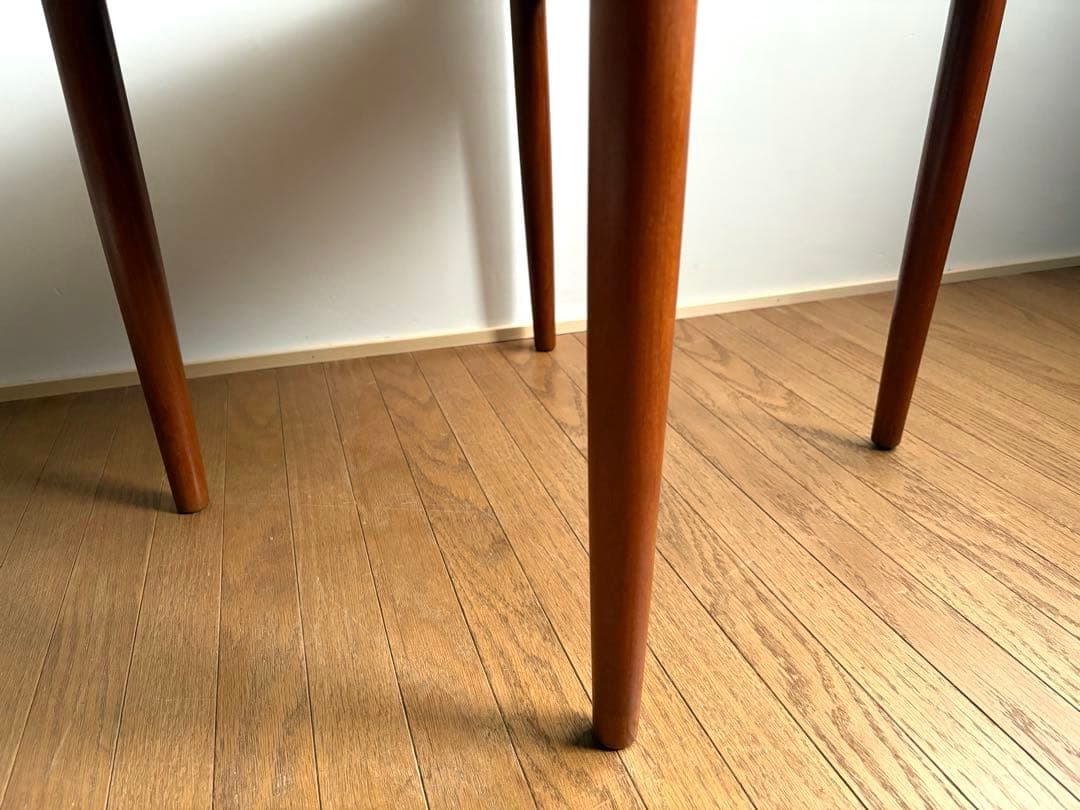 北欧デンマーク ヴィンテージ家具 チーク無垢材 工芸チェア ① アンティーク