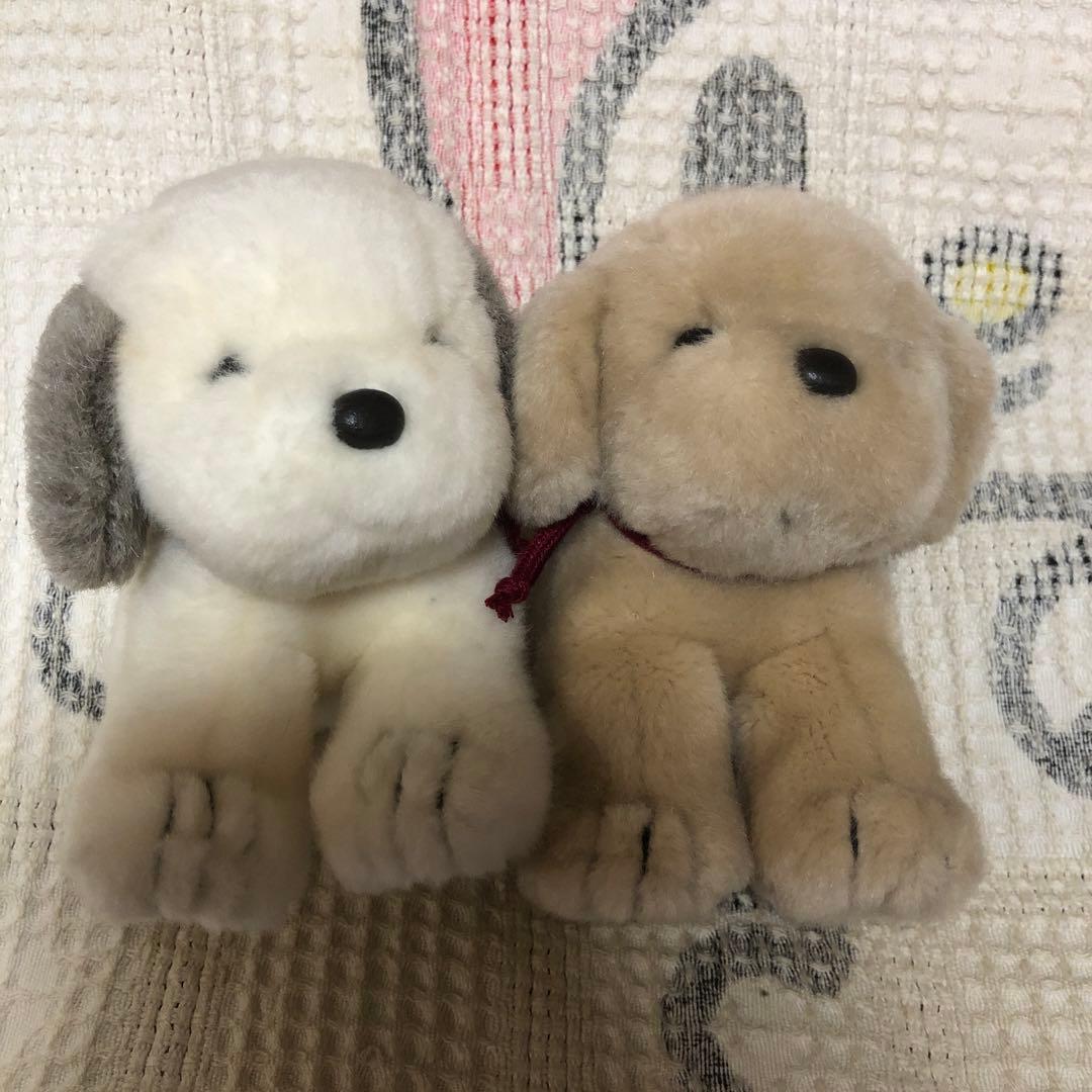 オリエンタルトーイ　うめ吉　寝そべりポーズ 18cm　くたくたぬいぐるみ　2コ