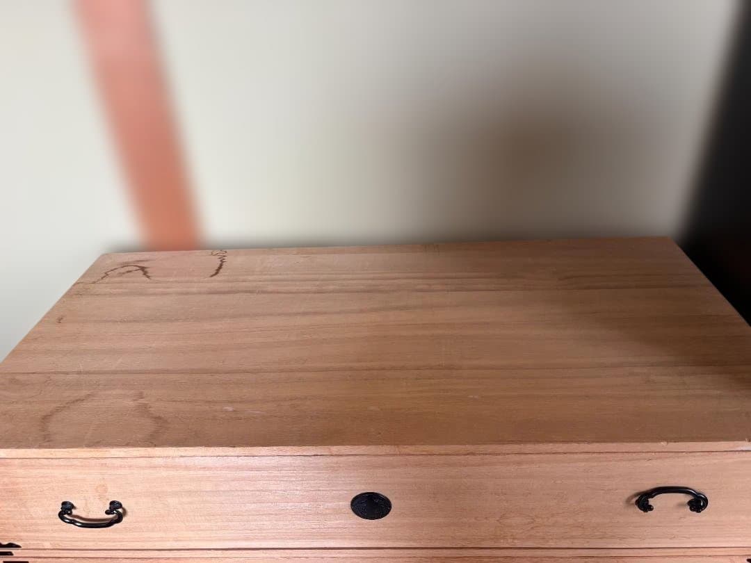 桐タンス 3段 ヴィンテージ家具 レトロ 衣装収納