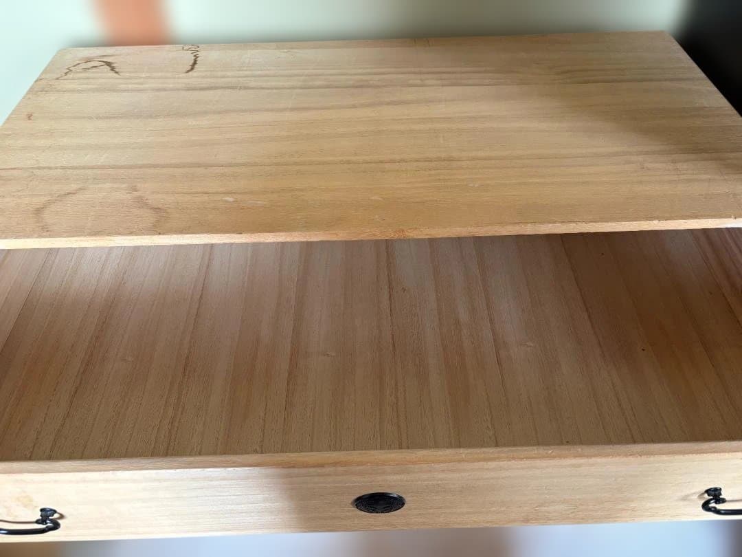 桐タンス 3段 ヴィンテージ家具 レトロ 衣装収納
