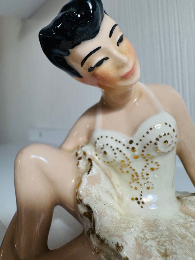 セラミックアーツスタジオ　シッターオブジェ　バレットダンサー　50s