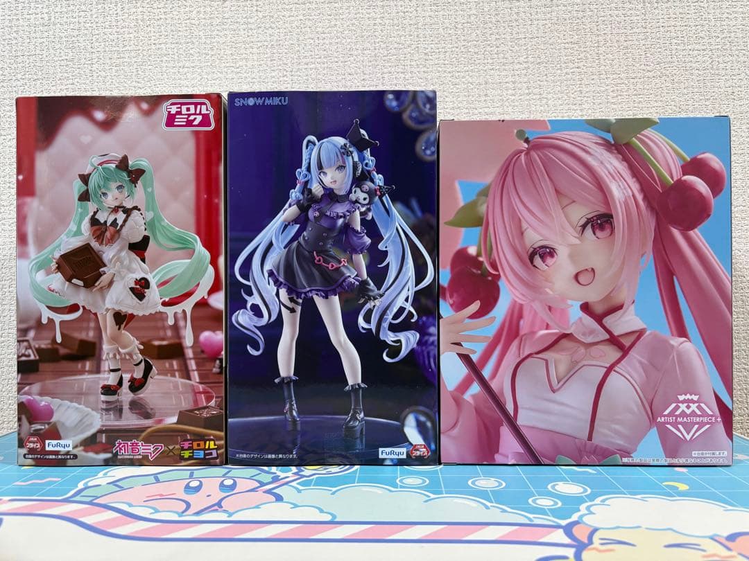 初音ミク　雪ミク　桜ミク　フィギュア
