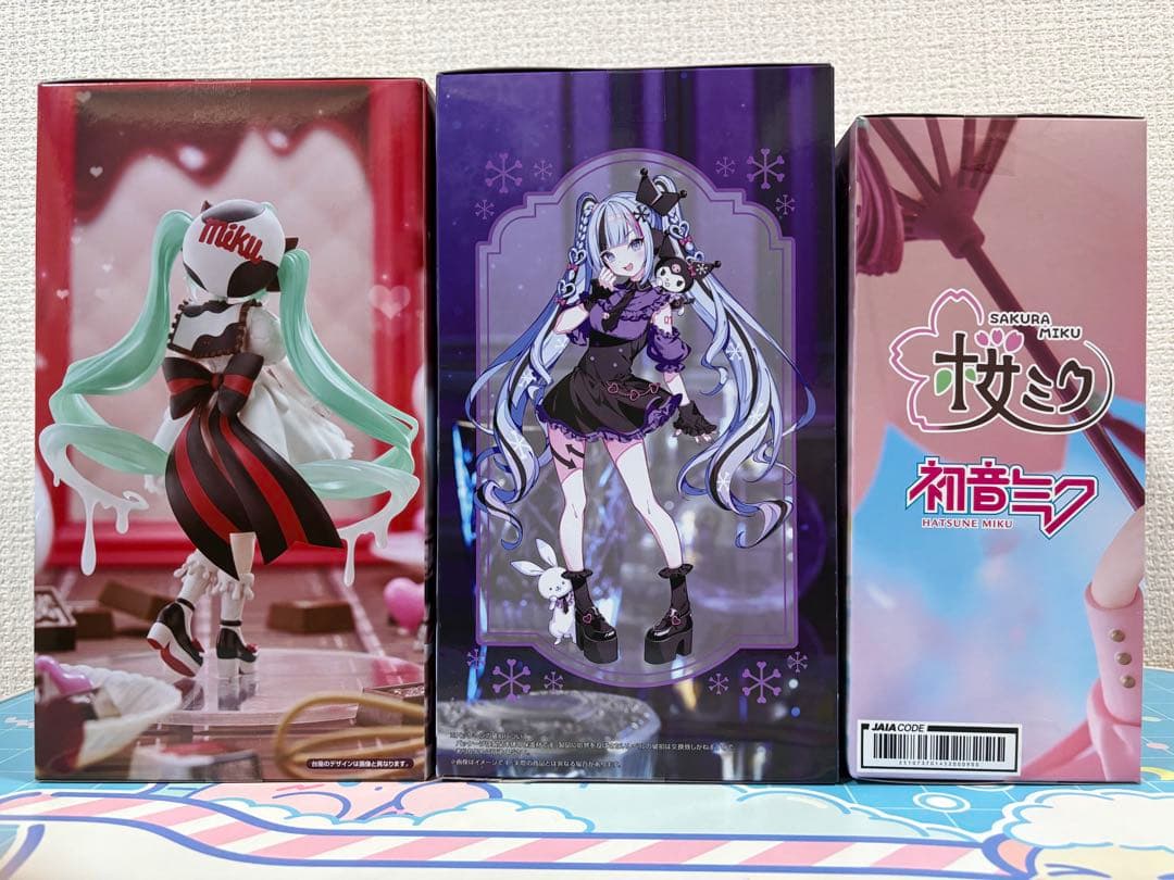 初音ミク　雪ミク　桜ミク　フィギュア