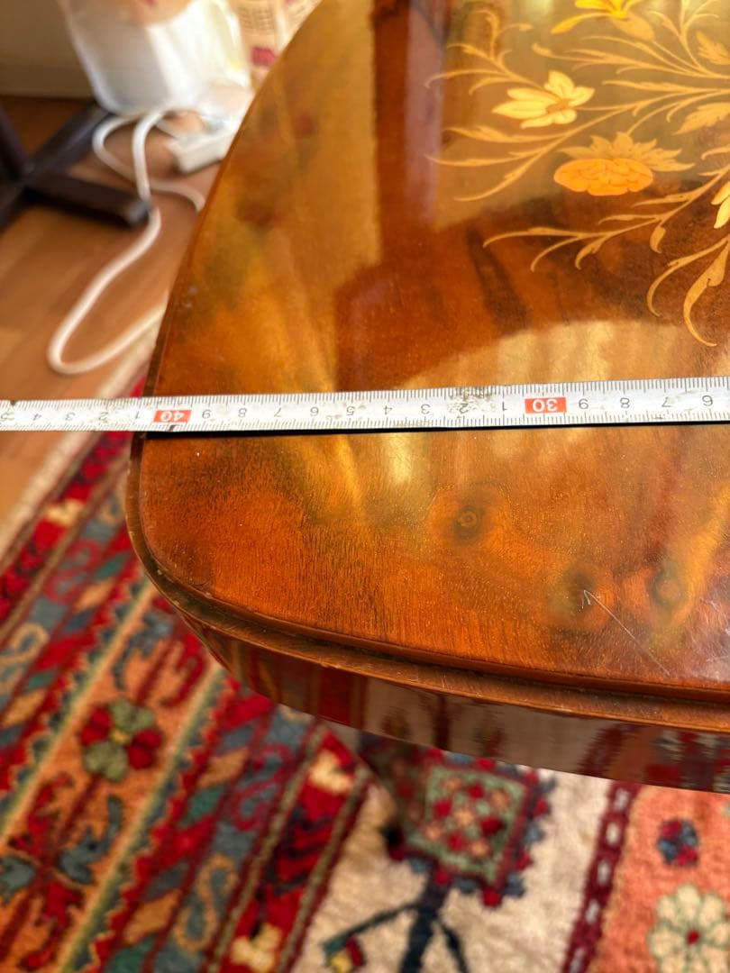 北欧　イタリア製　象嵌細工　ダイニングチェア　椅子　スツール　アンティーク　象嵌