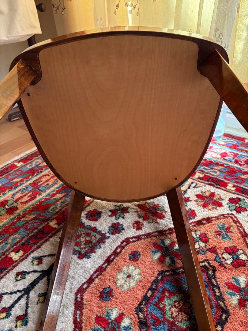 北欧　イタリア製　象嵌細工　ダイニングチェア　椅子　スツール　アンティーク　象嵌