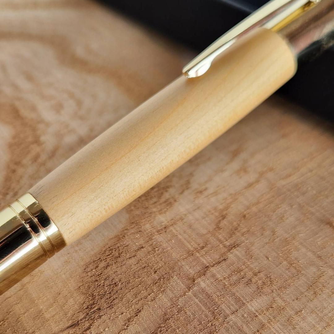 [12d1]ヒノキの木軸ペン(ヴェスパー）