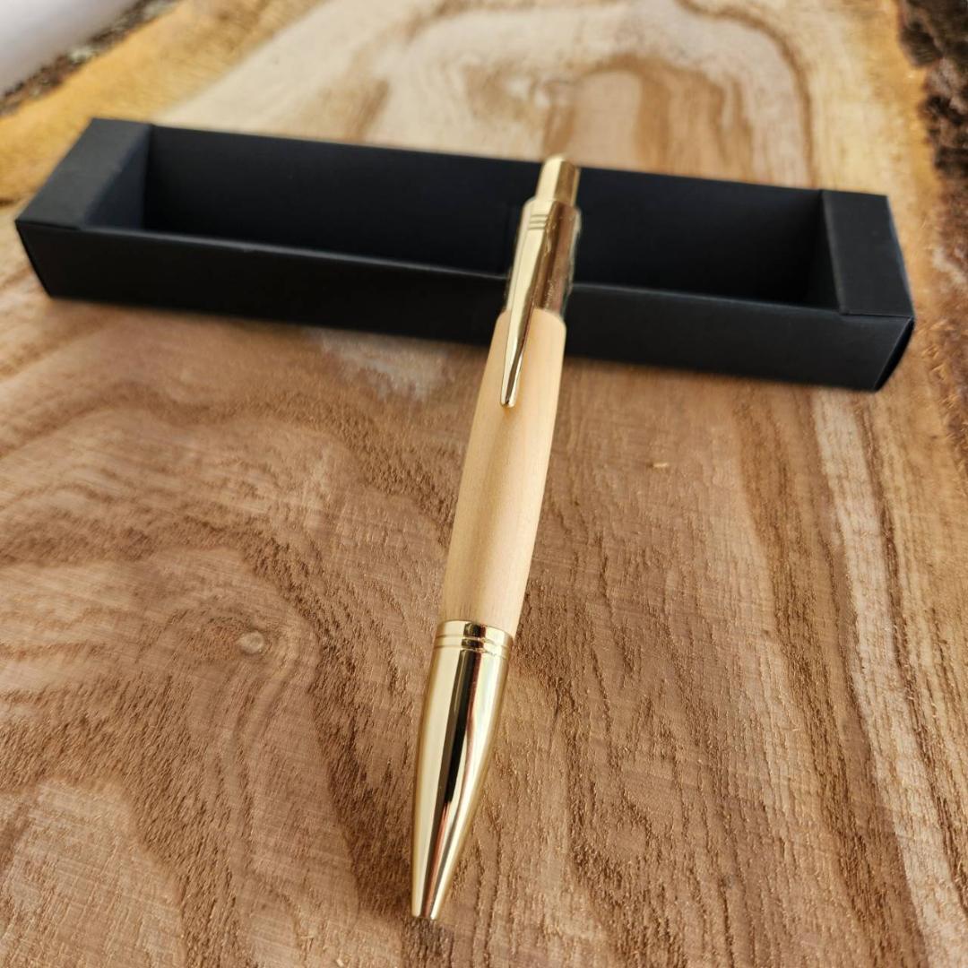 [12d1]ヒノキの木軸ペン(ヴェスパー）