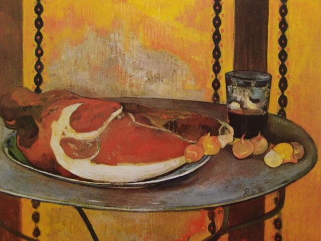 ゴーギャン、【ハム】、希少な画集画、新品高級額 額装付、状態良好