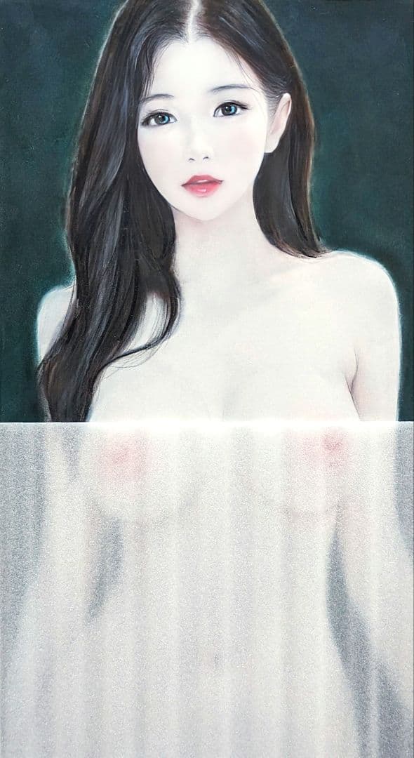 裸婦画 478 『妖精の恋人❤️』特大サイズ A3