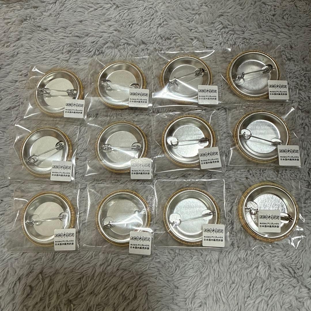 鬼滅の刃 我妻善逸 ゆる顔缶バッジ ufotable 絵巻 カフェ コンプ