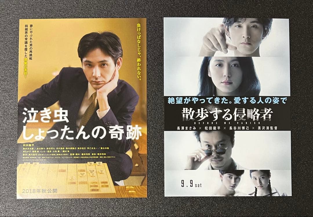 松田龍平 出演 映画チラシ フライヤー 大量セット