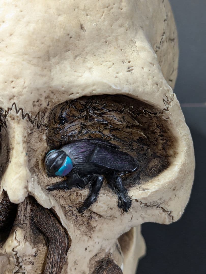 1999年製のレトロなスカル貯金箱