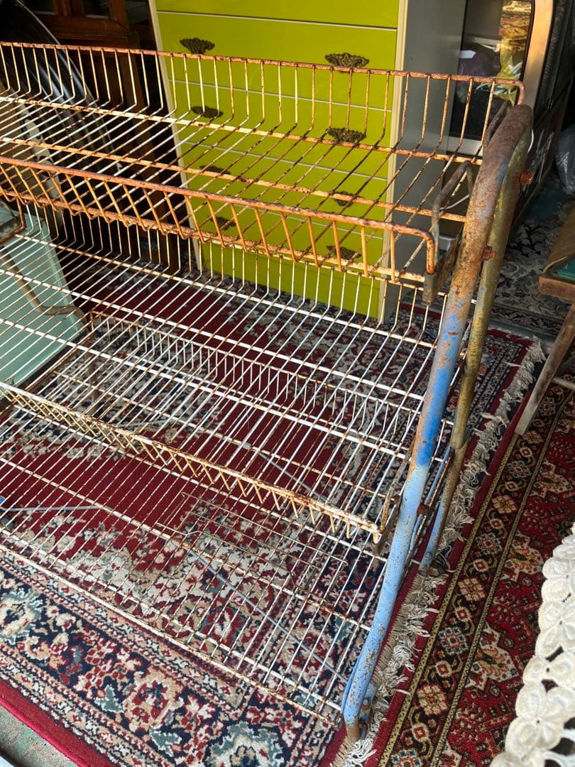 店舗 什器 インテリア アンティーク 昭和レトロ 当時物 インダストリアル