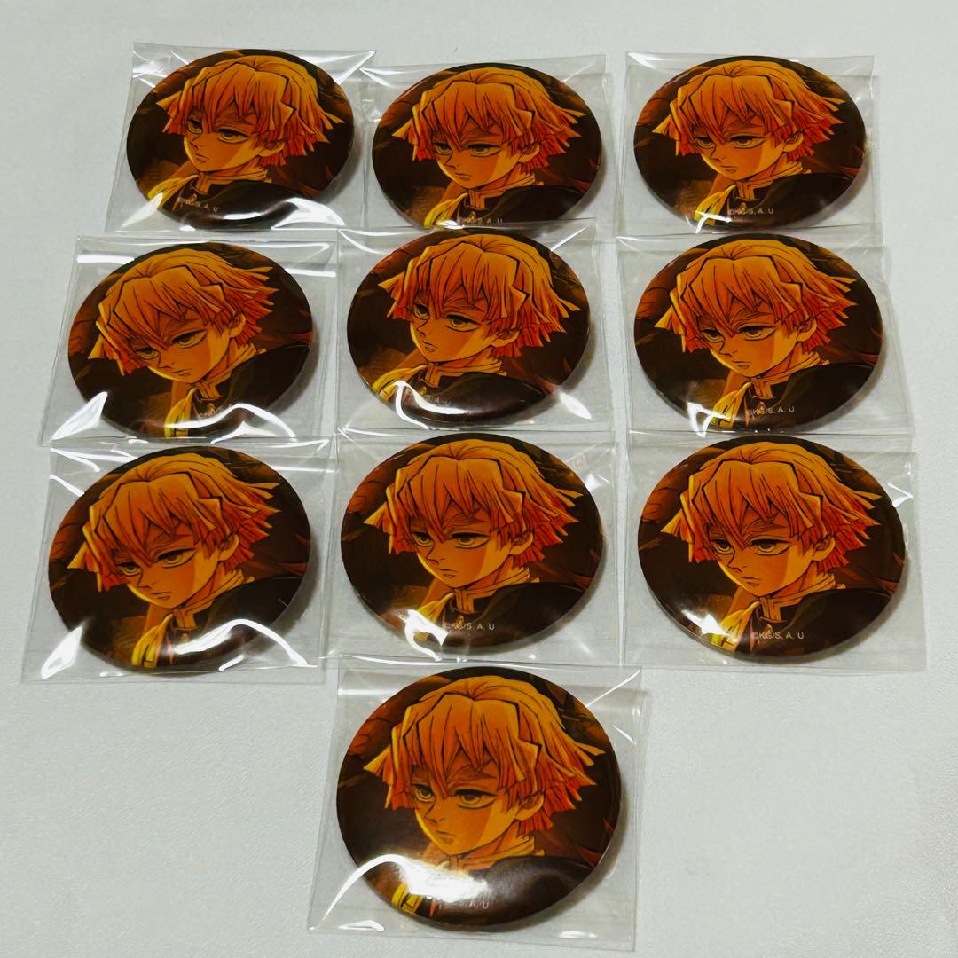 鬼滅の刃　無限城編　キービジュアル 缶バッジセットA 我妻善逸　10個