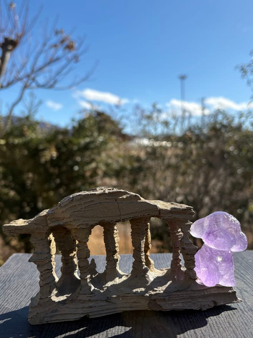 ❗️✳️超レア　❤️*天然形 極みの逸品 夜郎・古銅石 貴州産　寺　天然石　574g