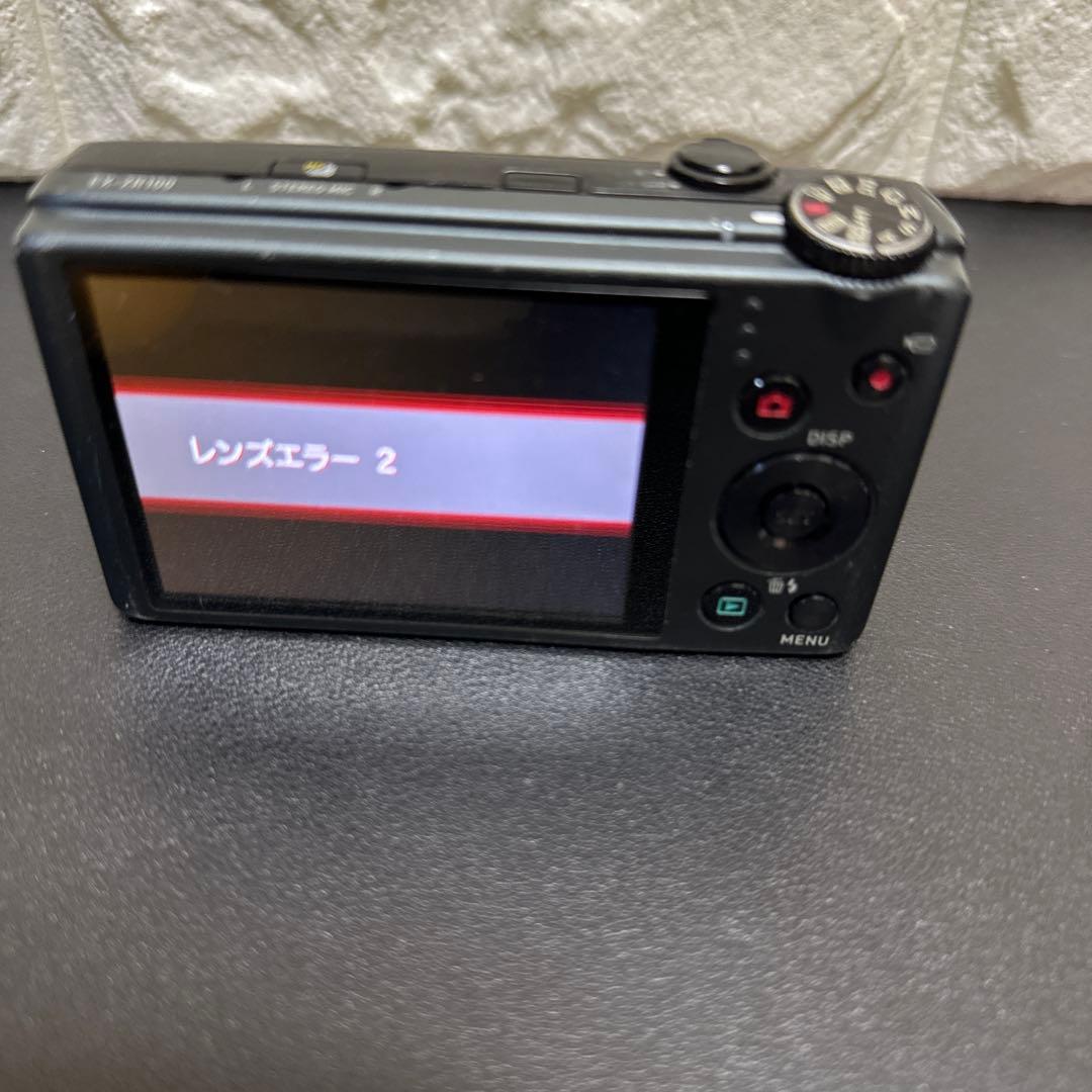 CASIO EXILIM EX-ZR100 通電確認済　ジャンク扱い