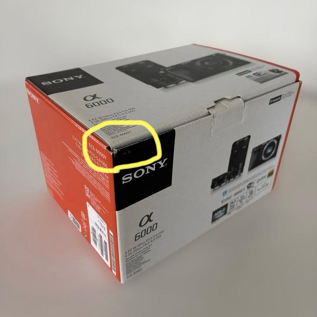 SONY α6000 ミラーレスダブルズームレンズカメラ