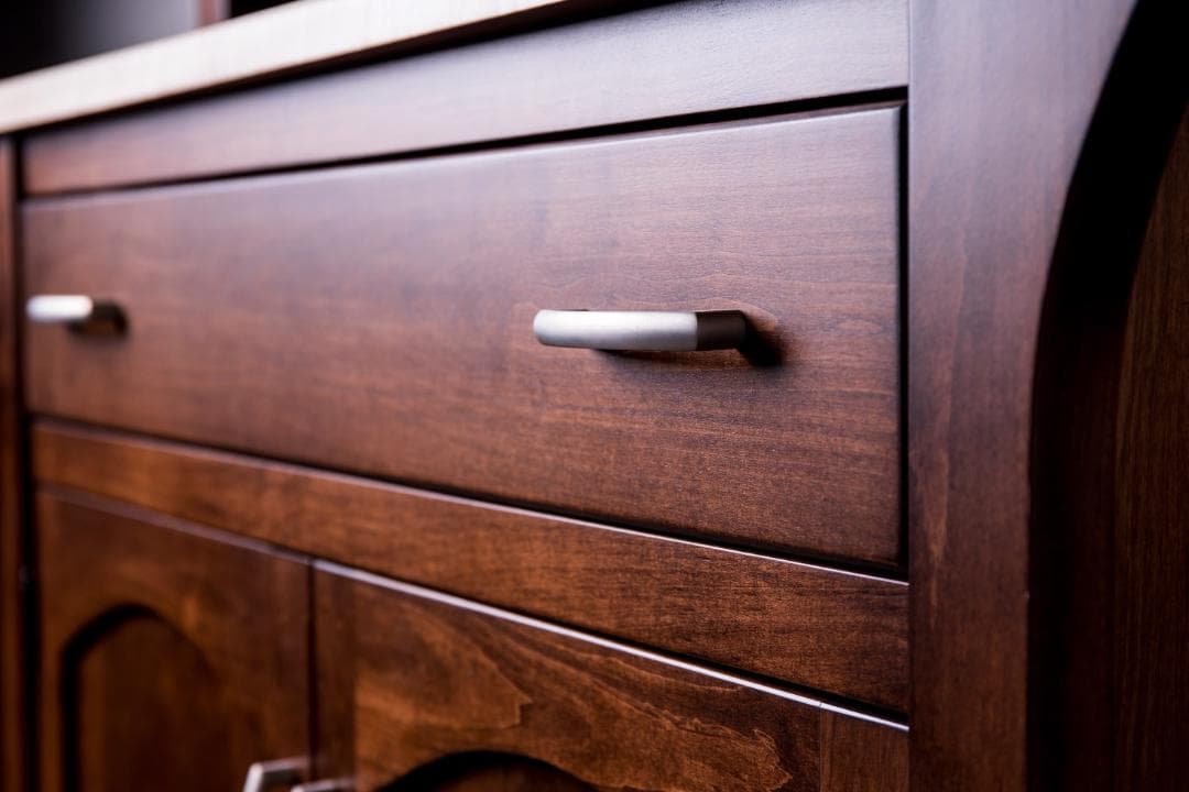 アメリカンカントリー 北米 メープル 無垢材 食器棚 ハンドメイド アーミッシュ