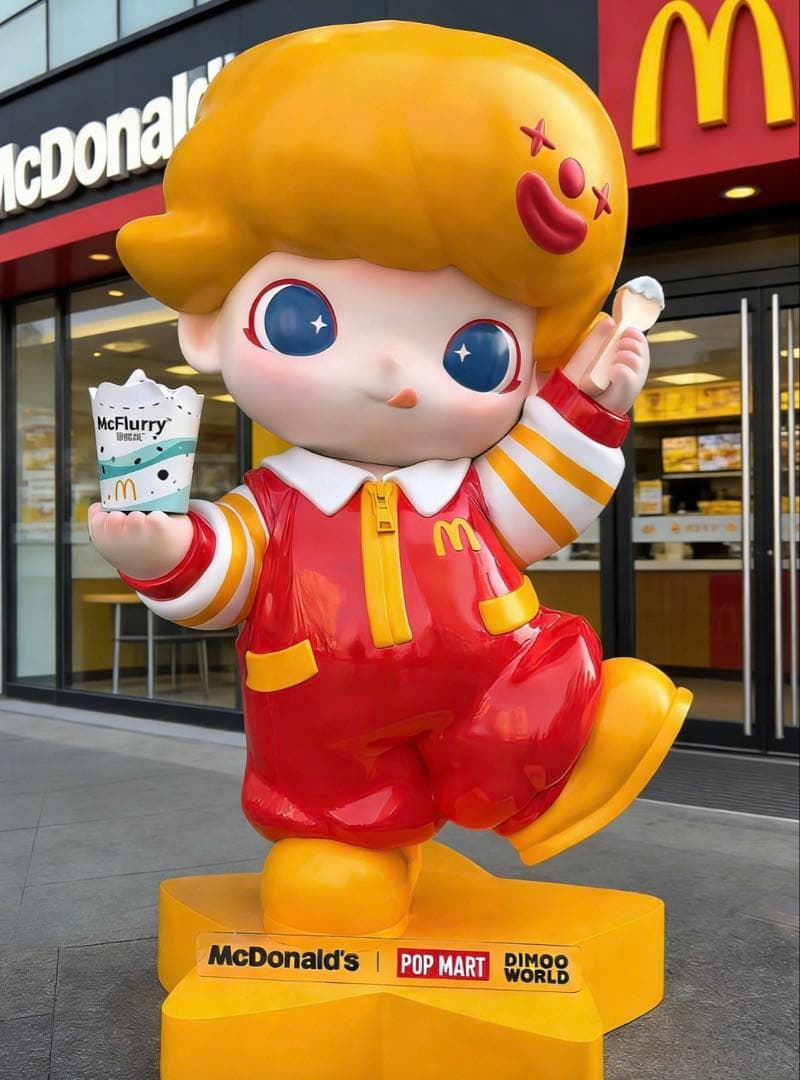 【中国限定】マクドナルド × DIMOO コラボフィギュア　McFlurry
