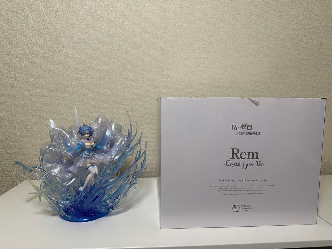 【中古】レム crystal dress ver 渋谷スクランブルフィギュア