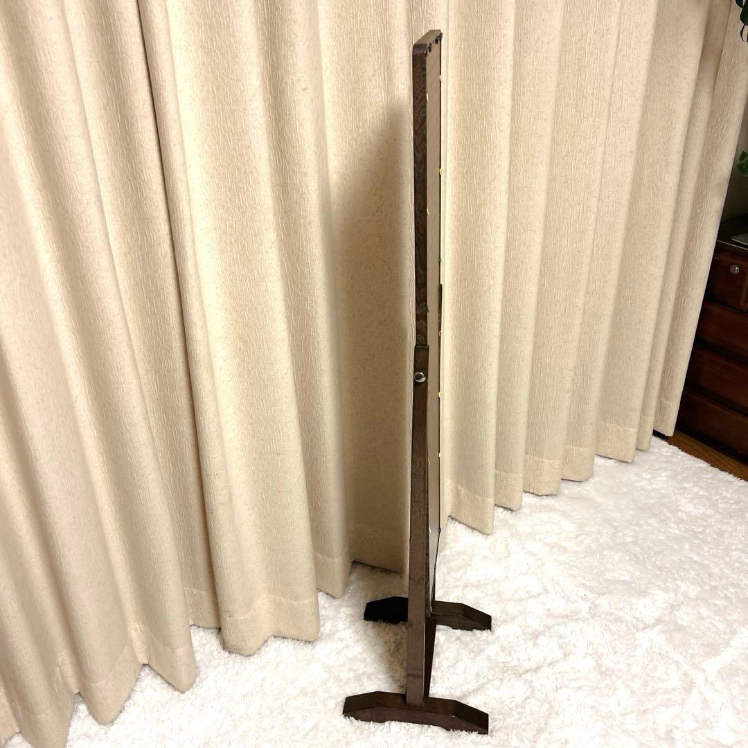 昭和 レトロ 木製 スタンドミラー 姿見 全身鏡 アンティーク モダン