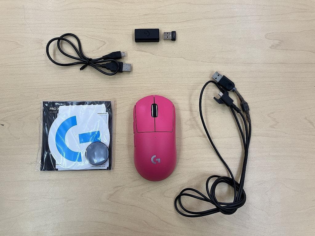Logicool PRO X SUPERLIGHT ゲーミングマウス マゼンタ
