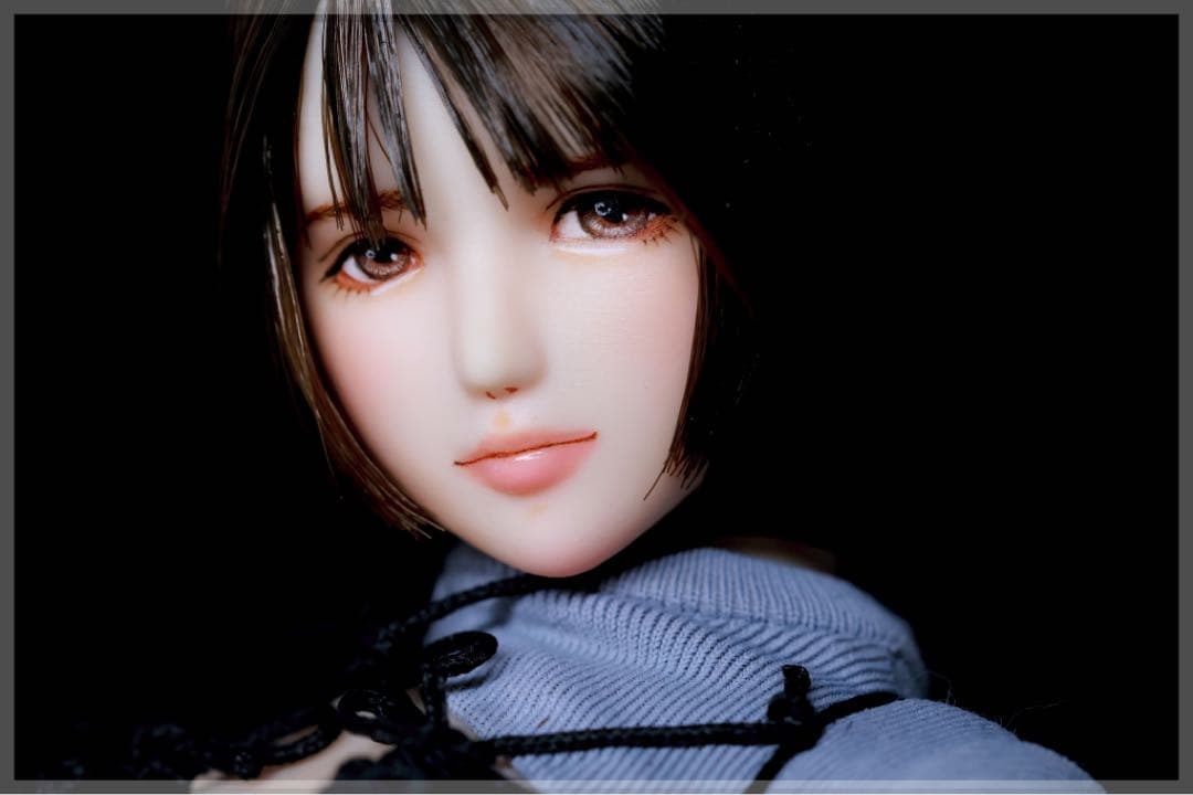 ♪♪ 1/6 　ドール カスタムドールヘッド　1738　栞瑠(しえる)　♪♪