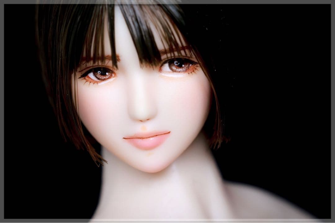 ♪♪ 1/6 　ドール カスタムドールヘッド　1738　栞瑠(しえる)　♪♪