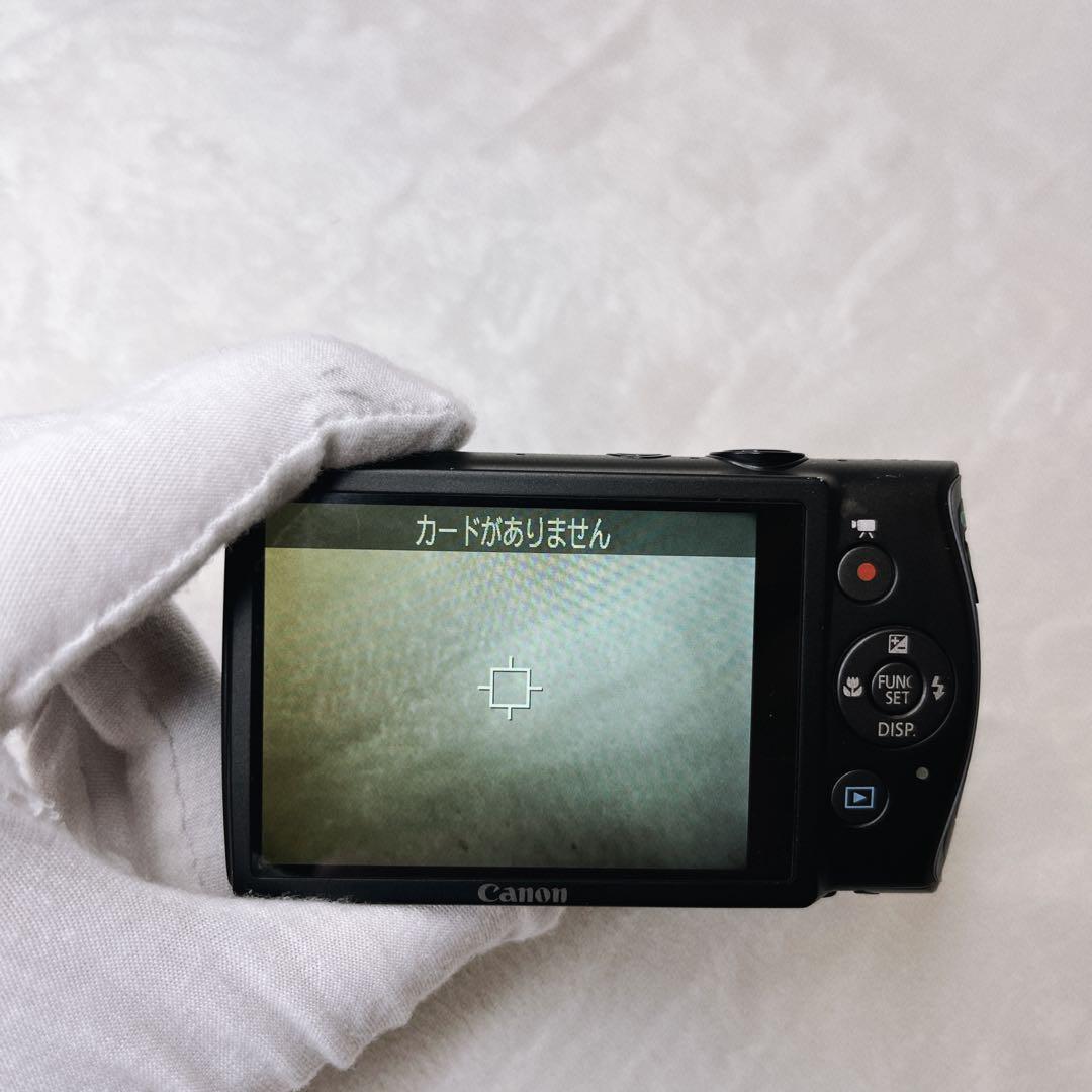 Canon IXY コンパクトデジタルカメラ ブラック 充電器付き