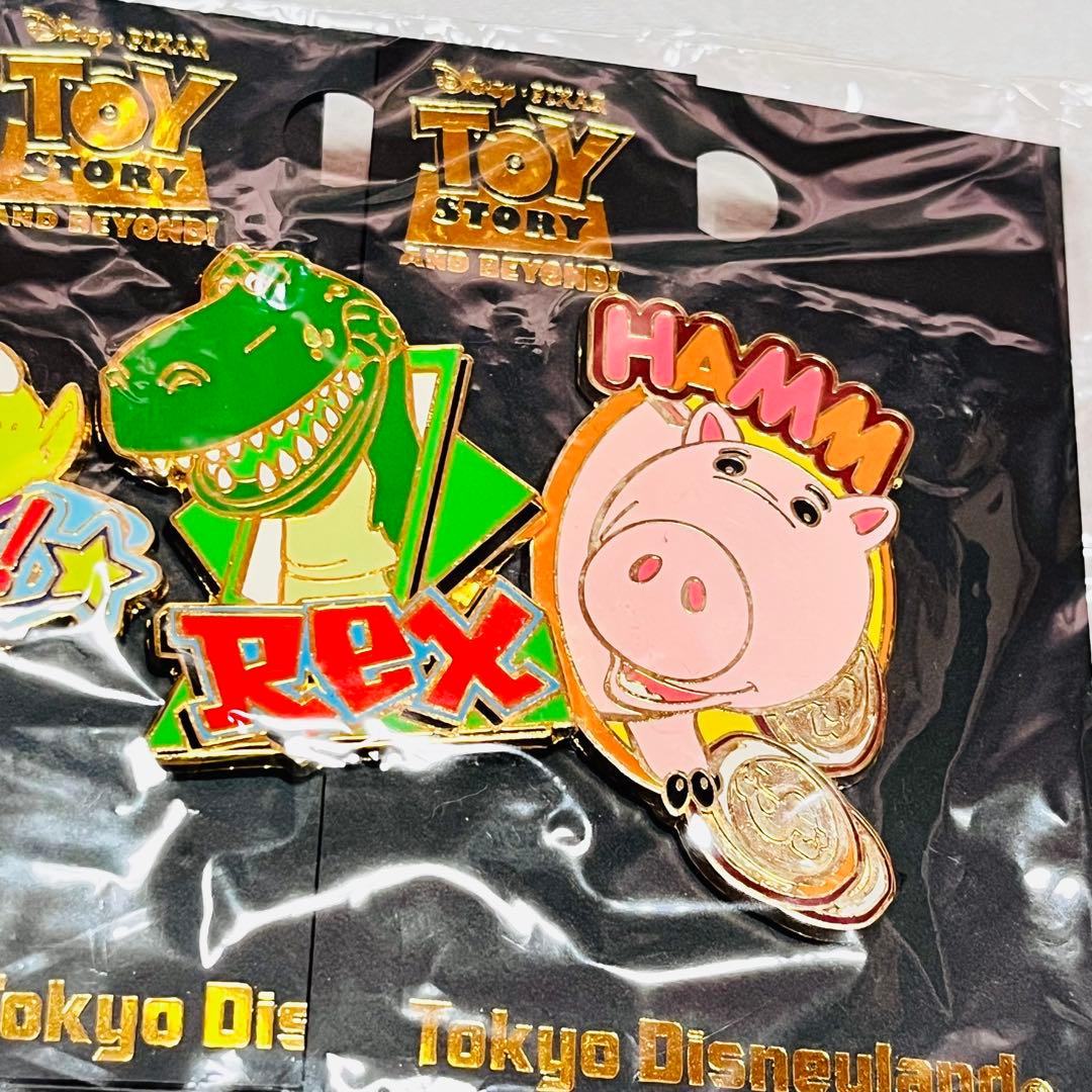 ディズニーランド　トイストーリー　ピンバッジ　セット　レア　希少