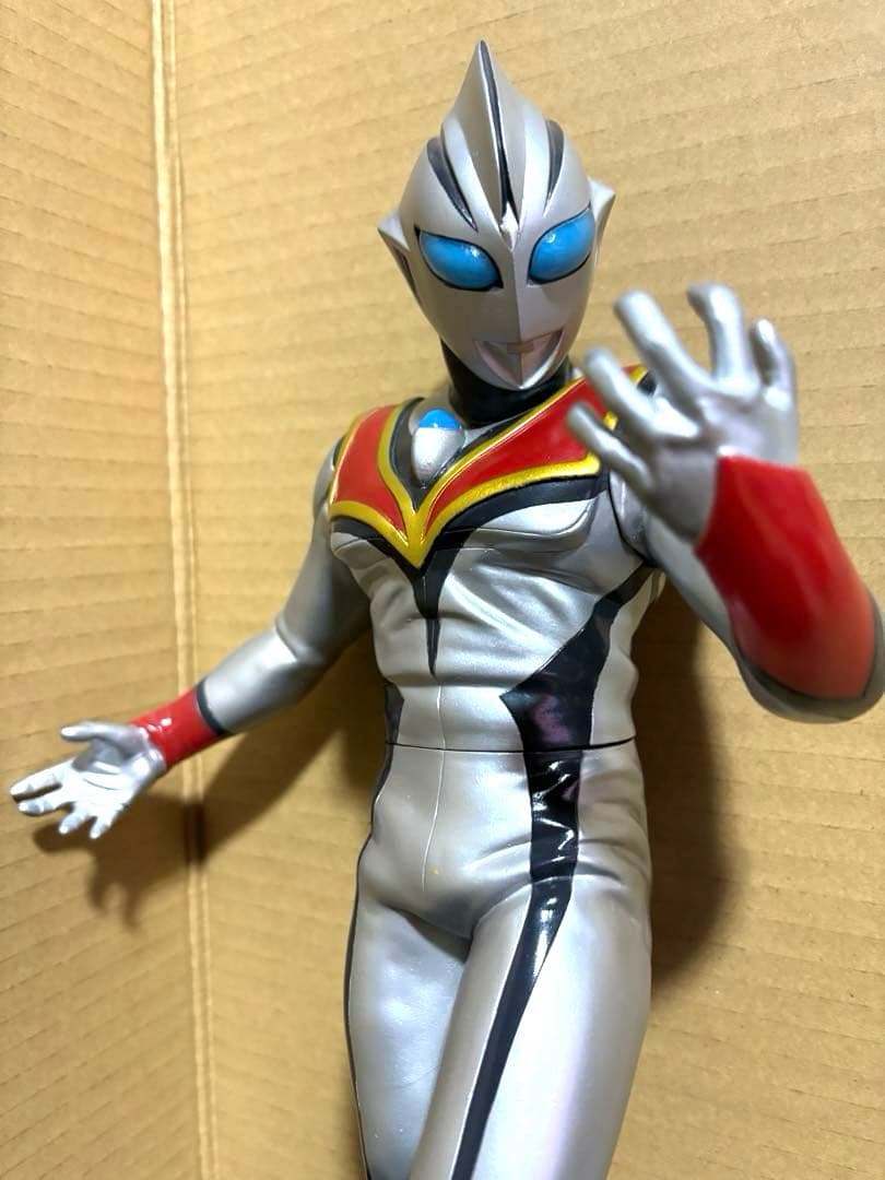 ビッグサイズソフビ3種　ウルトラマンティガ　マルチタイプ　グリッター　イーヴィル