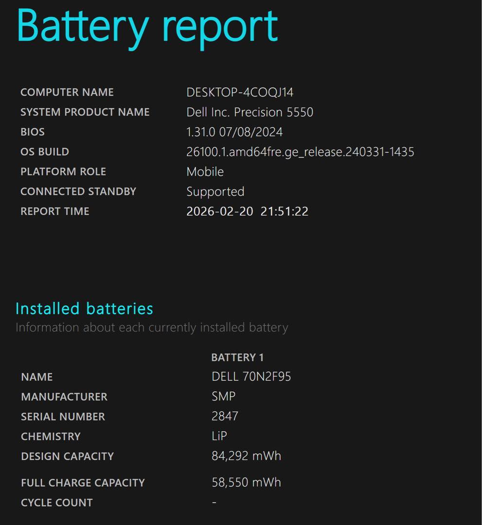 Windowsノート本体 dell precision 5550 i7 10850H 16/256 4K+