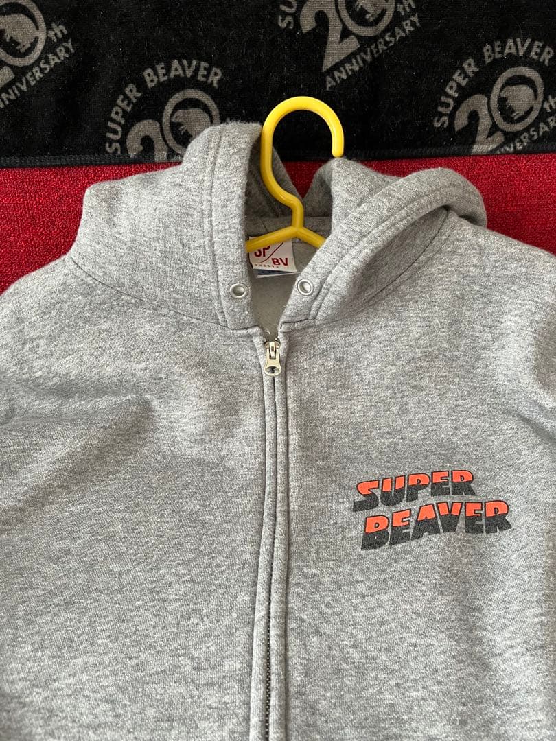 SUPER BEAVER フード付きスウェットパーカー